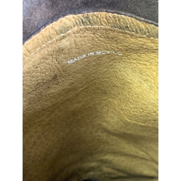 BOGO Miz Mooz Brown Suede Over Knee Heel Boot Mid Zip Pull On Leather 38 7.5-8 - Picture 9 of 16